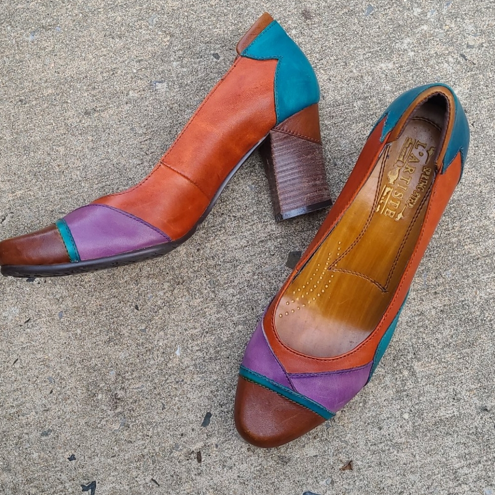 Spring Step L'Artiste Leather Heels